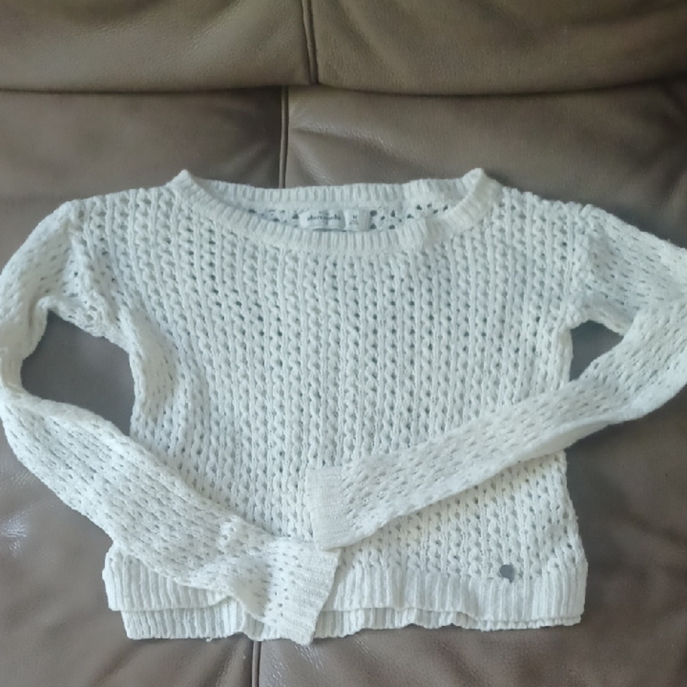 Abercrombie Kids Ivory Knit Sweater